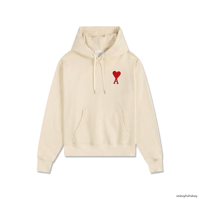 AMI Love Pattern Beige Sweatshirt