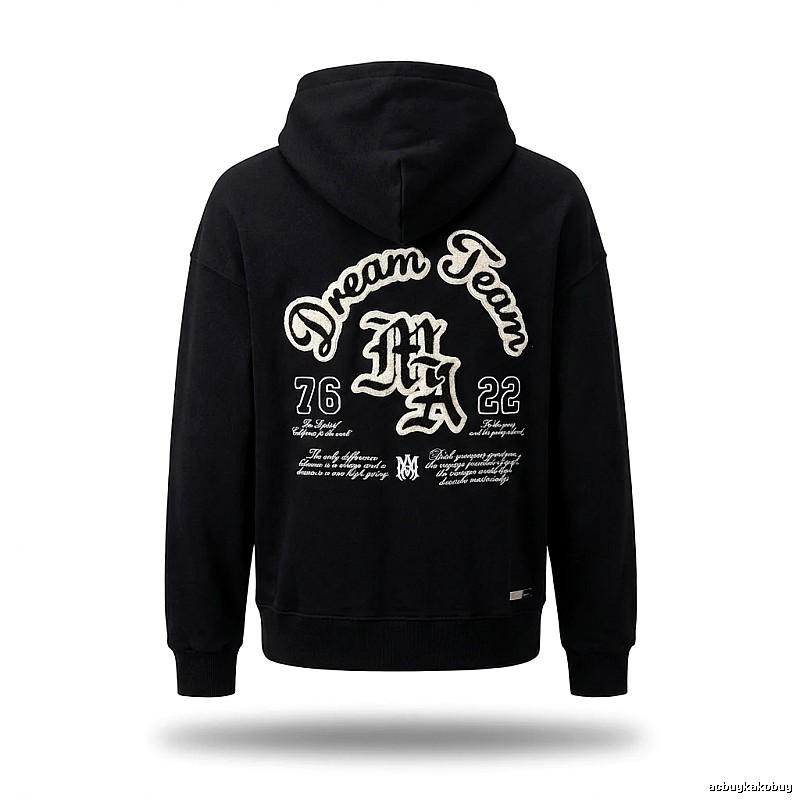 AMIRI Dream Team retro-style black sweatshirt