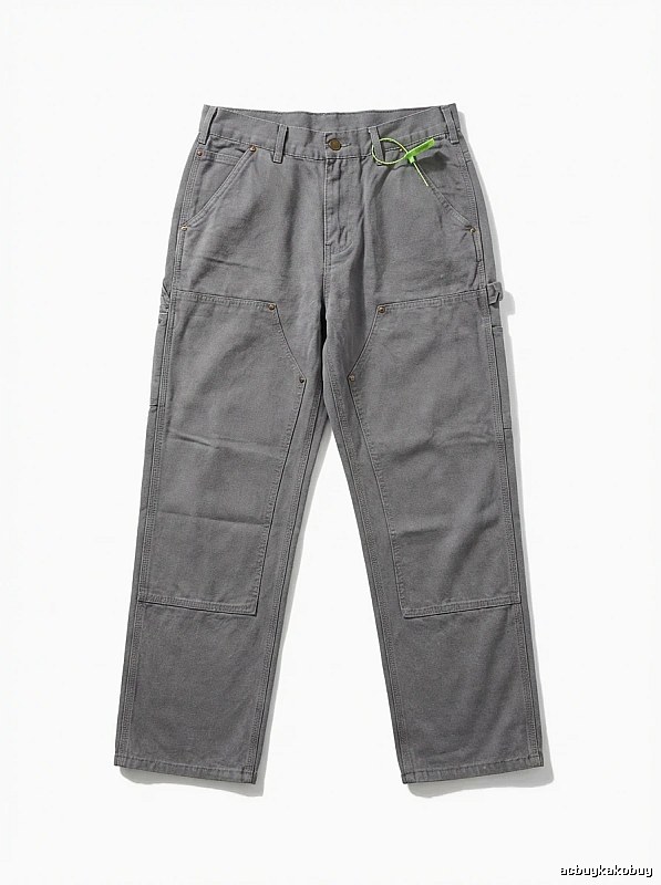 Carhartt workwear style cement gray long pants
