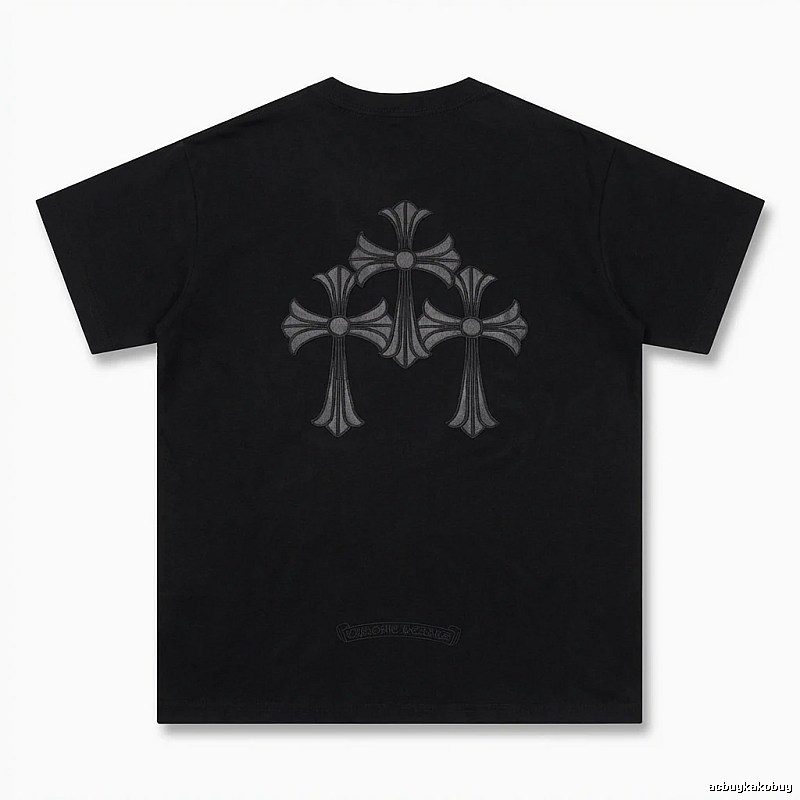 Chrome Hearts Cross Print Black T-shirt