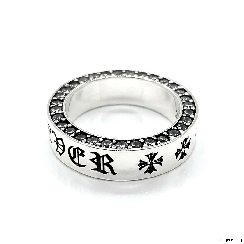 Chrome Hearts Silver Dark Style Ring