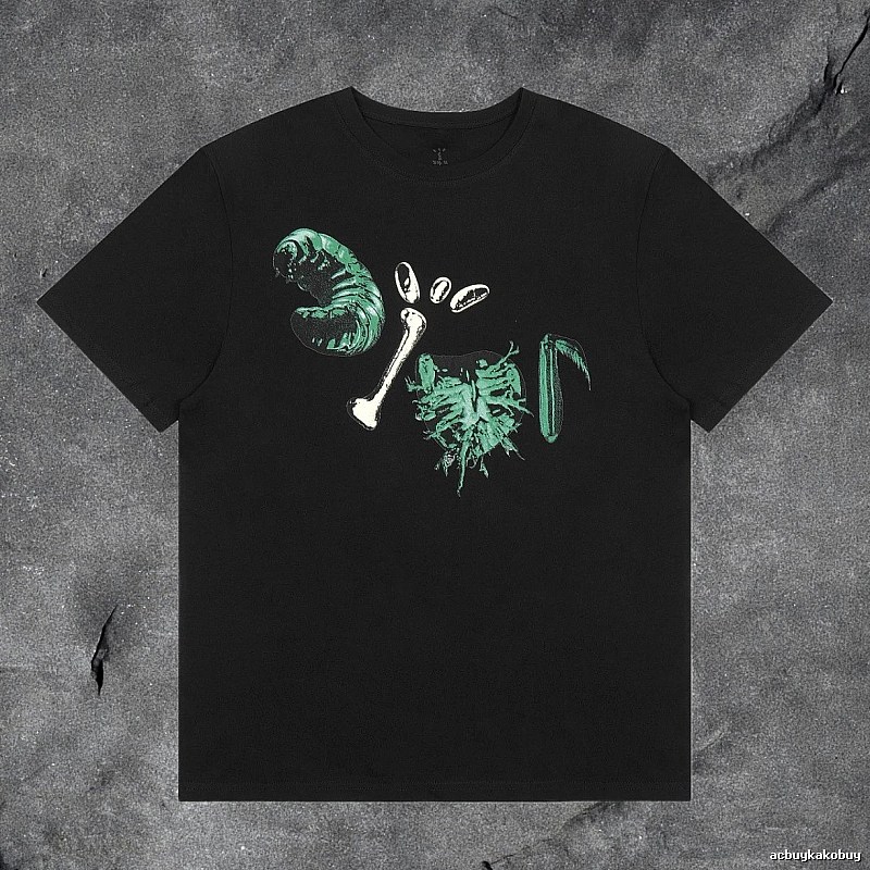 Denim Tears 2031-62 Black Graphic T-Shirt Outdoor Days