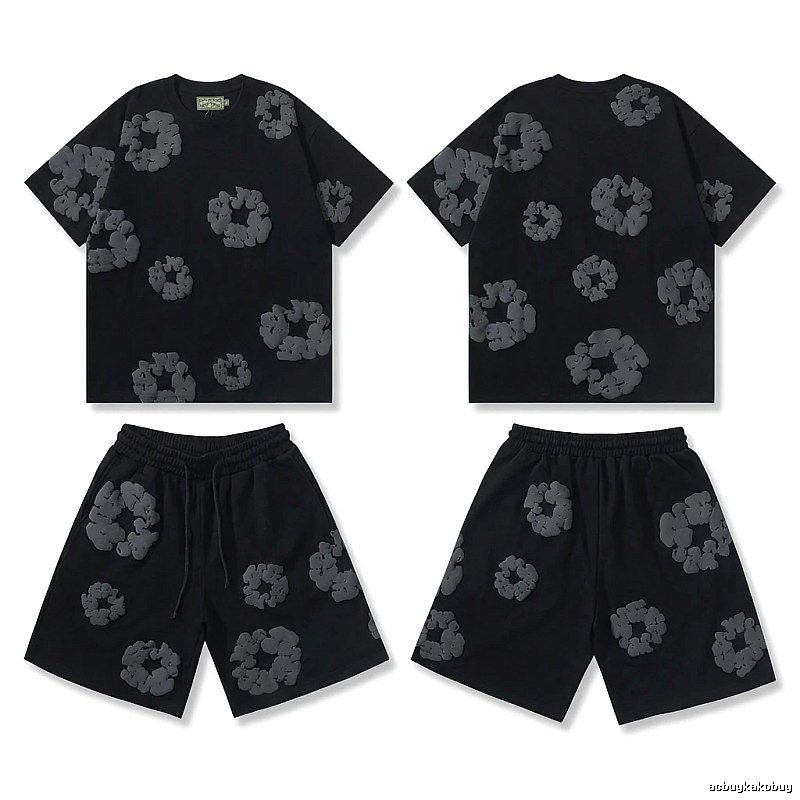 DENIM TEARS Printed Casual Black Suit