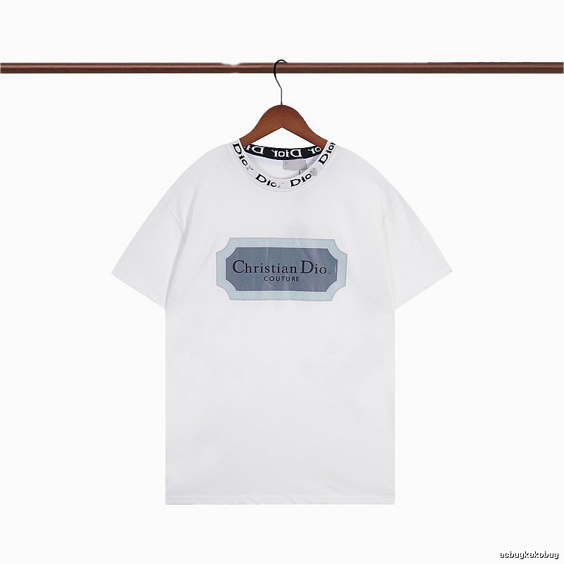 Dior Couture Minimalist Style White Short-sleeve T-shirt