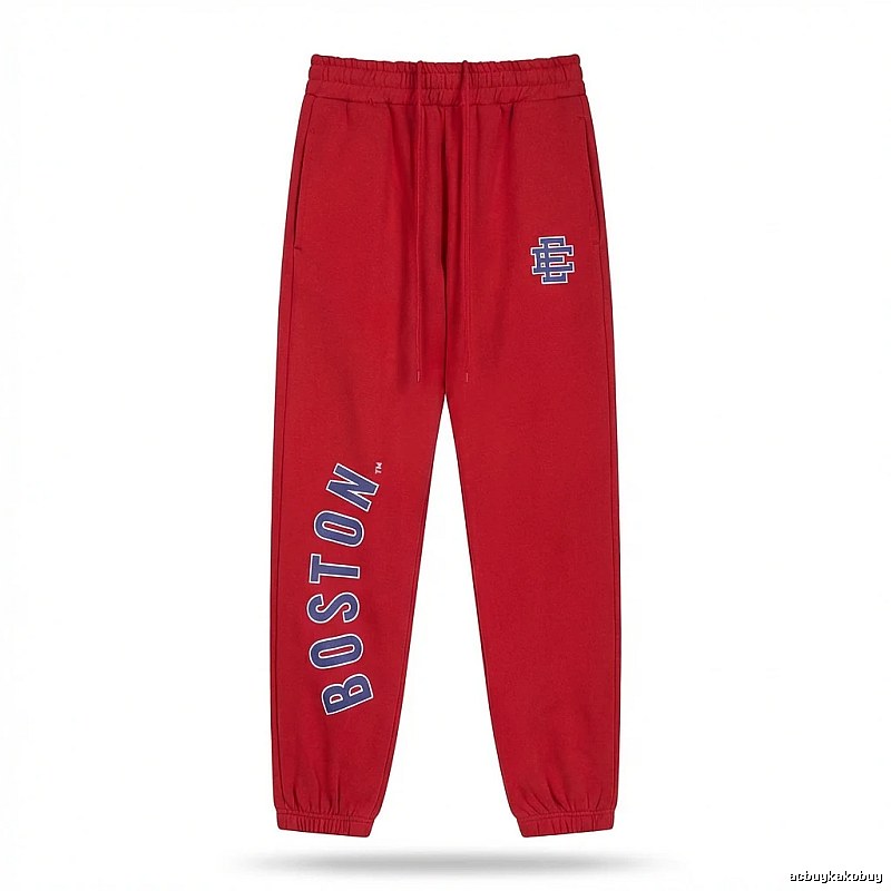 Eric Emanuel American Retro Red Sweatpants