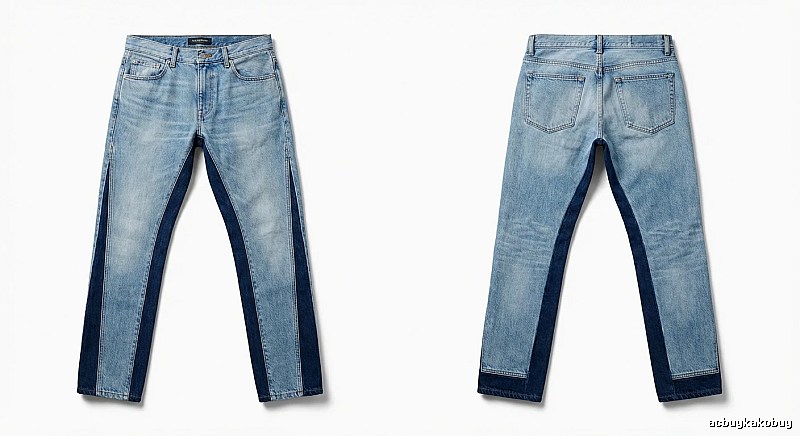 Gallery Dept. Color - Blocked Retro - Style Jeans