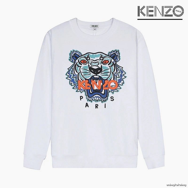 Kenzo Style Kc16 Tiger SweatShirt Coffee Run Graphic