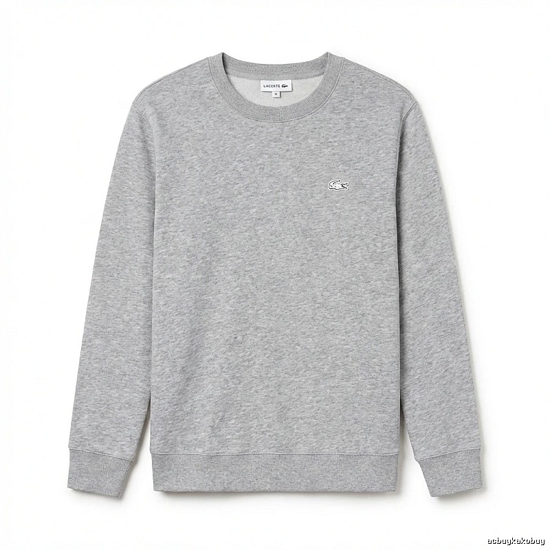 Lacoste basic simple grey sweatshirt