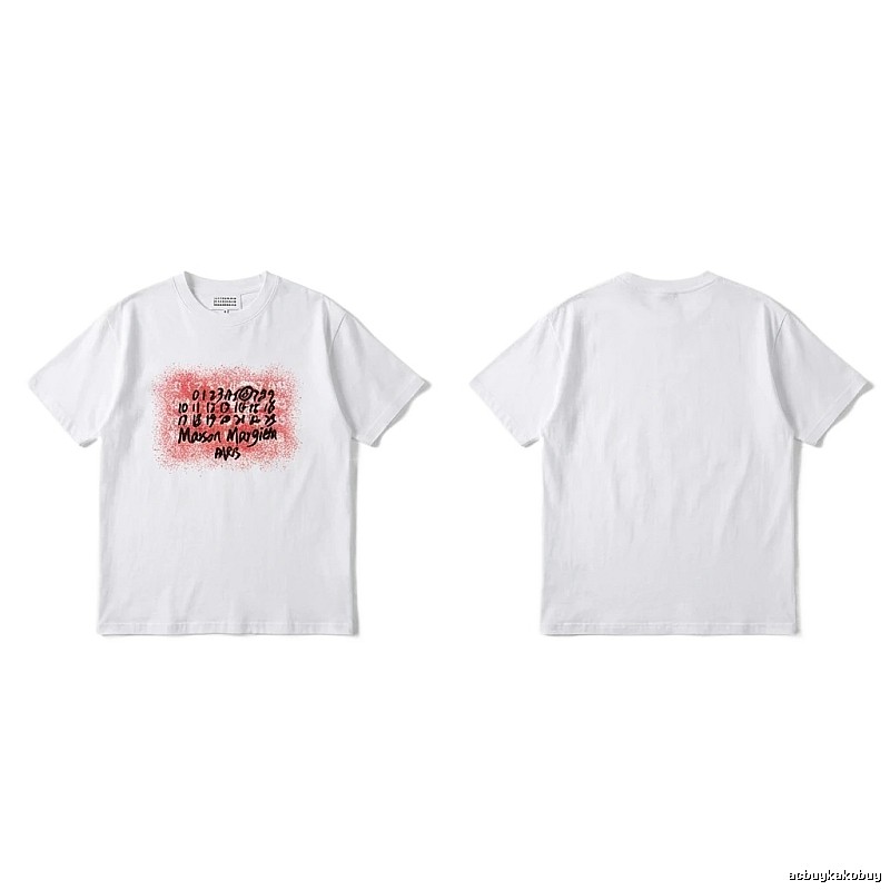 Maison Margiela white T-shirt with digital print