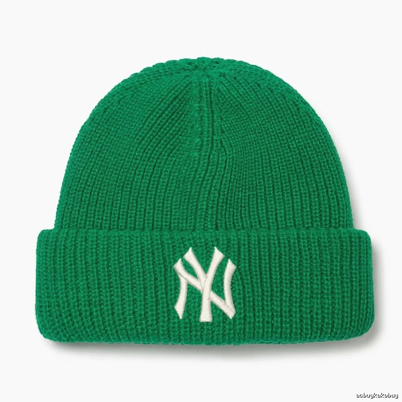 MLB knitted trendy brand green hat