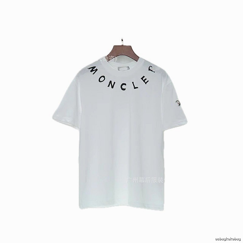 Moncler Graffiti Casual Style White Short-sleeve T-shirt