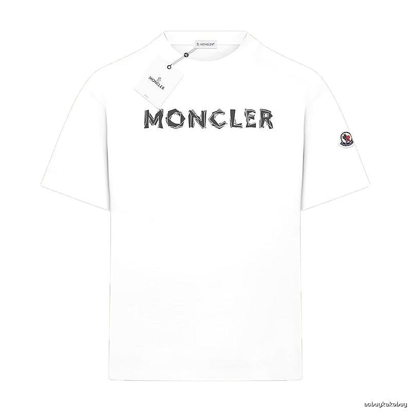 Moncler Simple and Fashionable White T-shirt