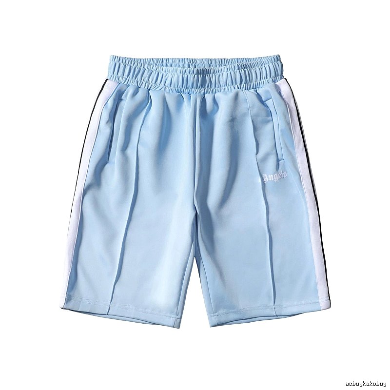 Palm Angels Travel Track shorts Black Side Stripe with Modern Look
