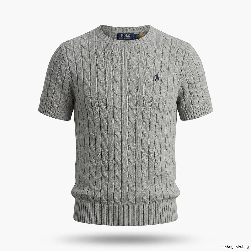 Ralph Lauren Polo Series Grey Knitted Sweater