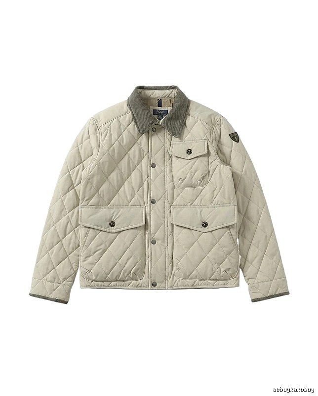 Ralph Lauren quilted retro-style cotton jacket
