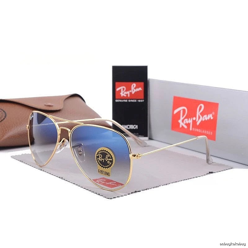 Ray-Ban Daily Aviator sunglasses Gold Tone Sunglasses with Visual Detail