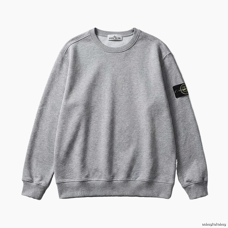 Stone Island basic grey sweatshirt