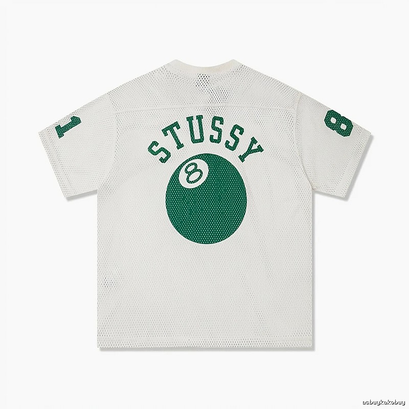 Stussy No.8 Ball White Trendy T-shirt