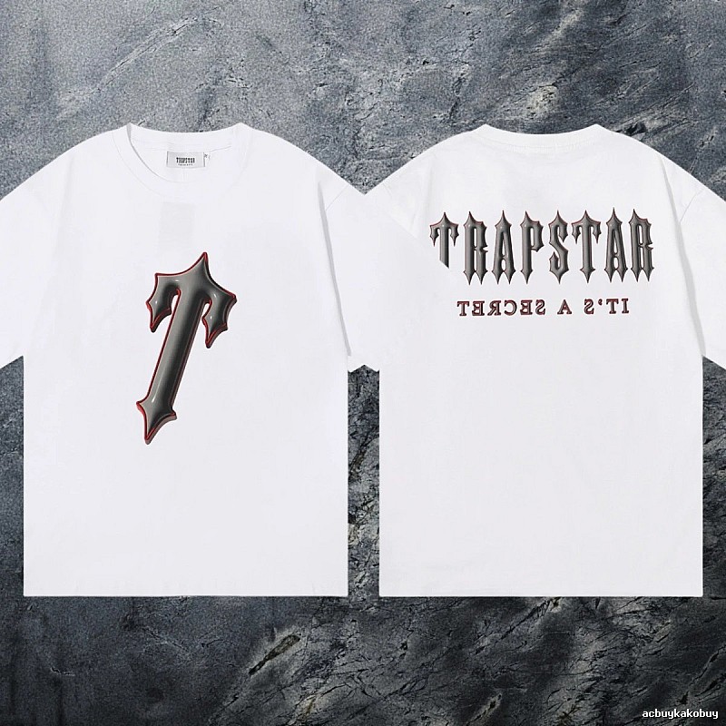 Trapstar Casual Keys graphic T-shirt Black White Key for Comfortable Styling