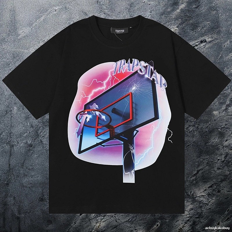 Trapstar Monogram Keys graphic T-shirt Black White Key for Layered Styling