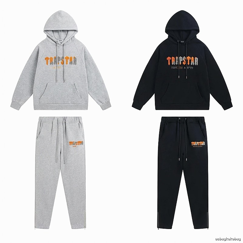 Trapstar Printed Streetwear Set (Grey/Black)