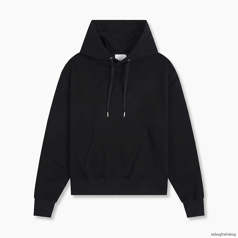 AMI Basic Style Simple Black Hoodie