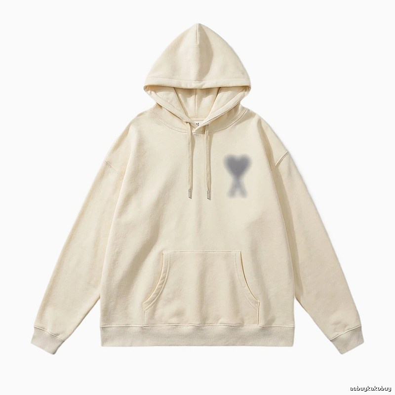 AMI Heart-shaped Minimalist Style Sweatshirt