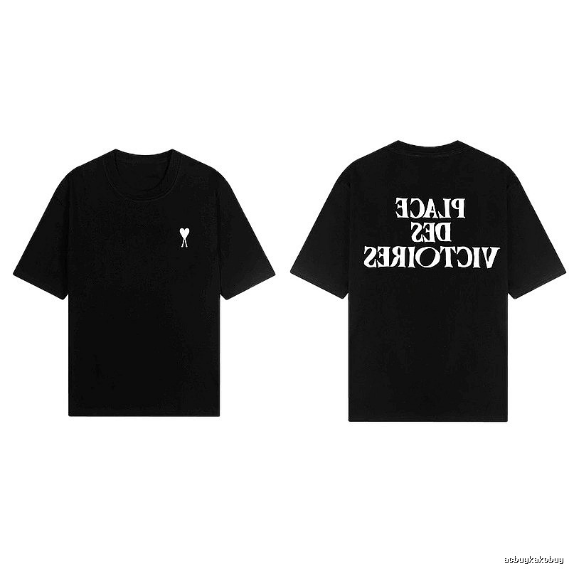 AMI letter-style short-sleeve T-shirt