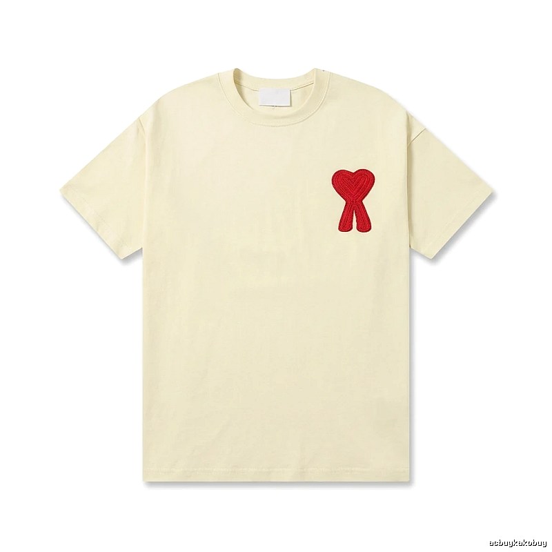 AMI Love Embroidery Style T-shirt