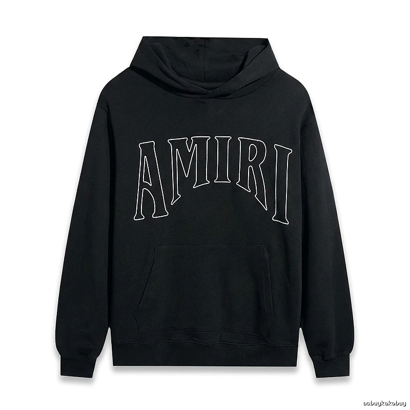 AMIRI Alphabet Style Black Sweatshirt
