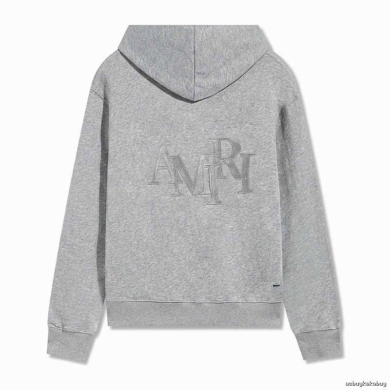 AMIRI grey minimalist style sweatshirt
