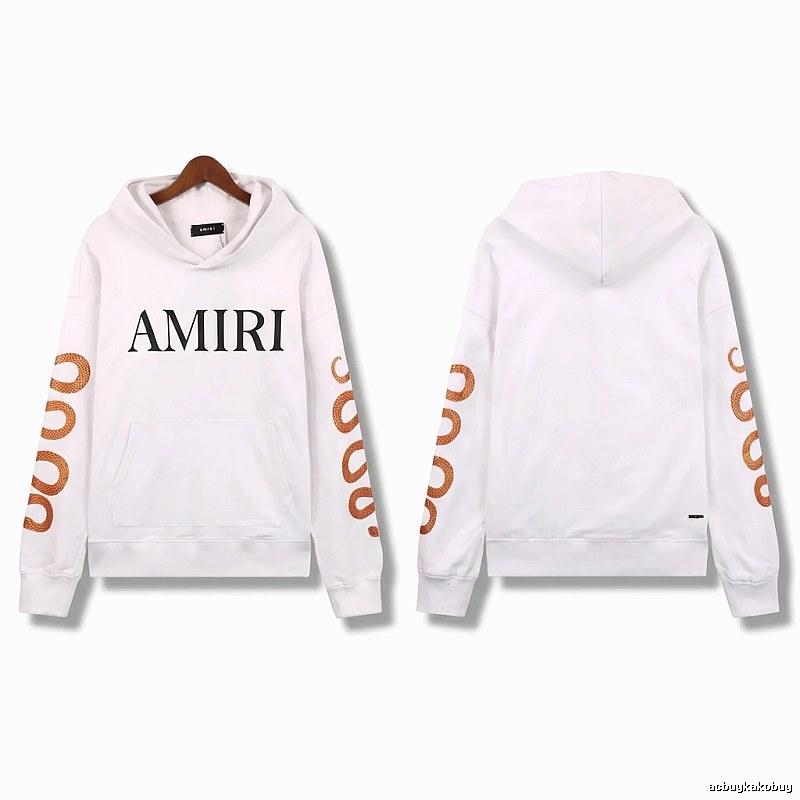 AMIRI letter - printed white sweatshirt