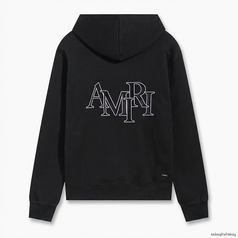 AMIRI letter-style black sweatshirt