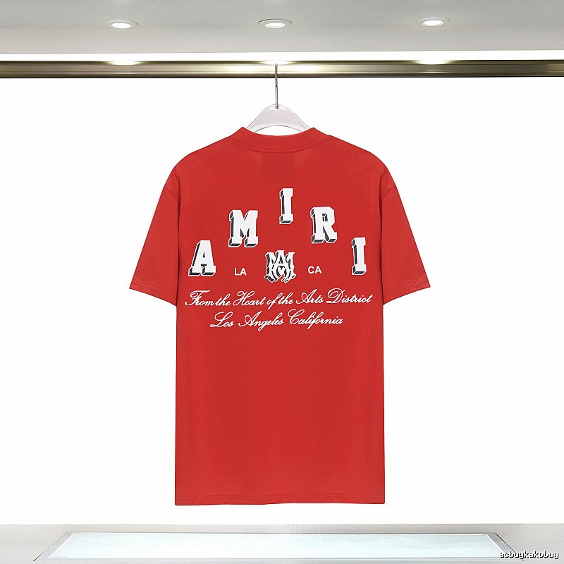 Amiri Lightweight Graphic T-shirt White Blue Amiri for Gift Ideas
