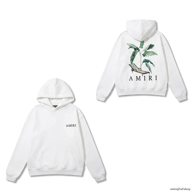AMIRI Printed Casual White Hoodie