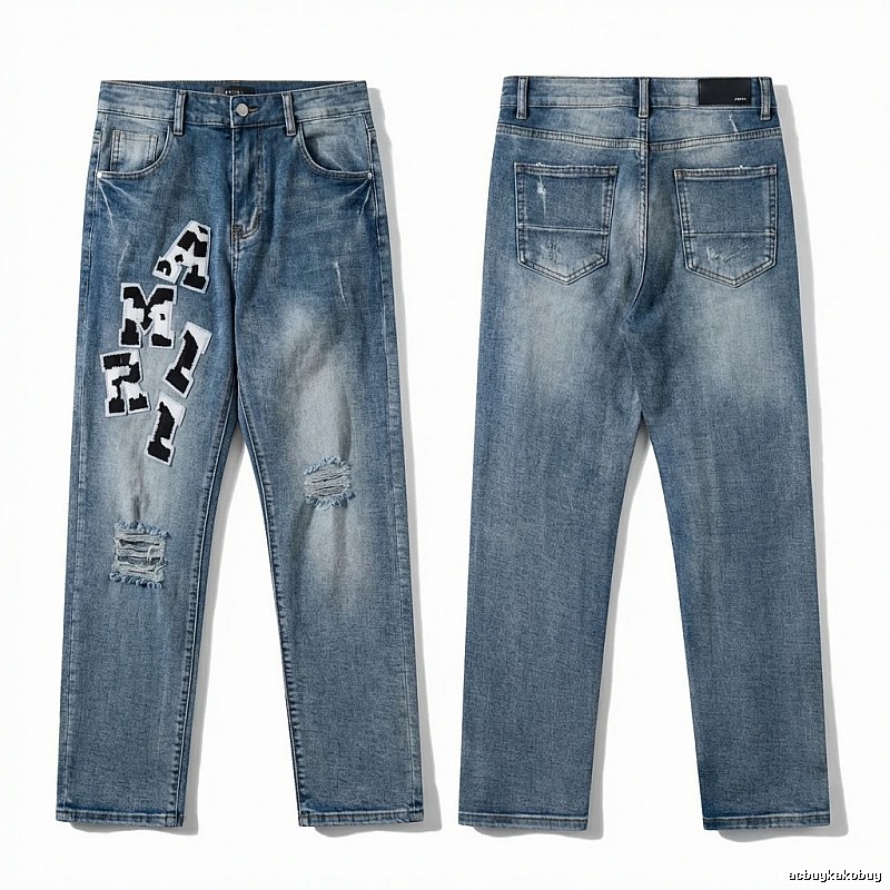 AMIRI Ripped Trendy Style Jeans