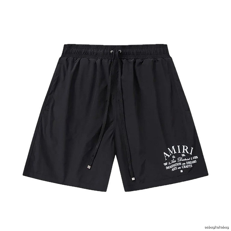 AMIRI trendy brand black shorts