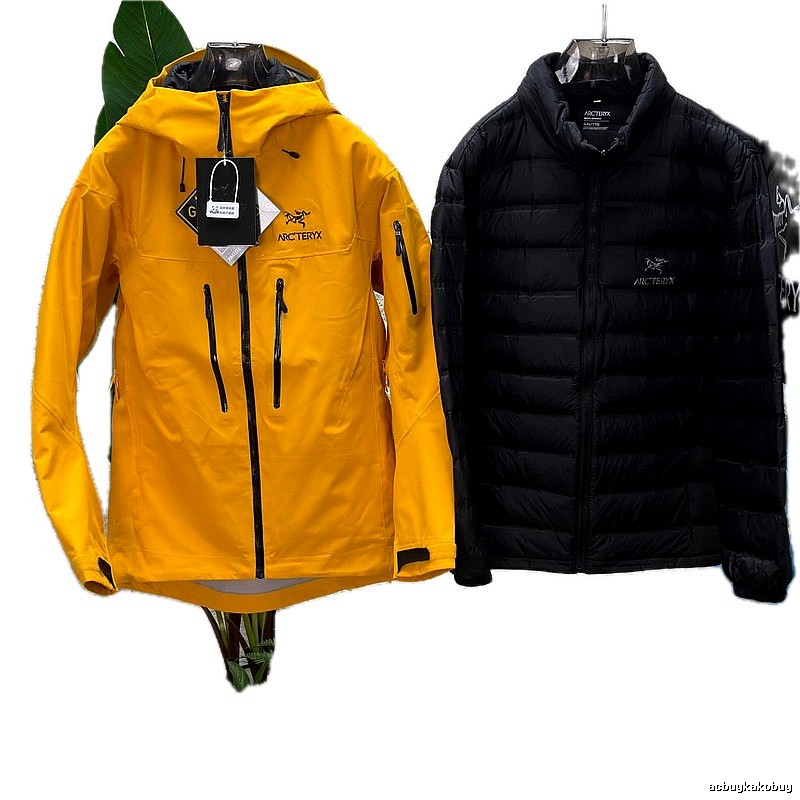 Arc’teryx black-colored down jacket