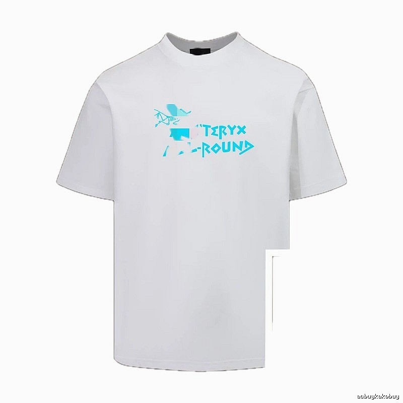 Arc'teryx Printed Outdoor Style White Short-sleeve T-shirt