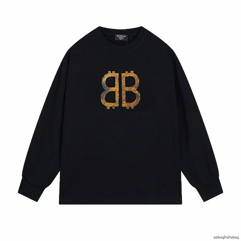 Balenciaga BB Print Black Sweatshirt