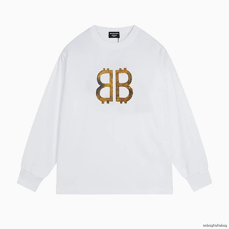 Balenciaga BB Print White T-shirt