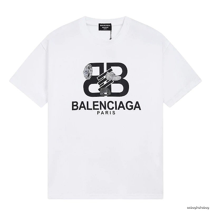 Balenciaga BB Series Simple White T-shirt