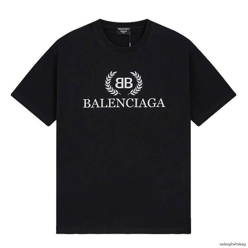 Balenciaga Classic Style Black T-shirt