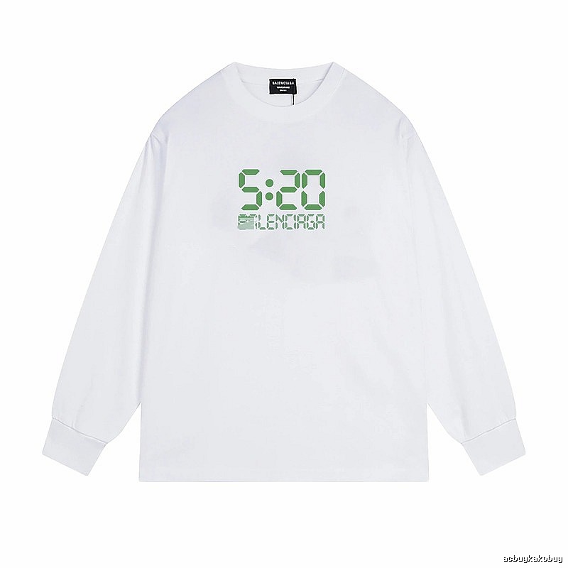 Balenciaga digital-style white T-shirt