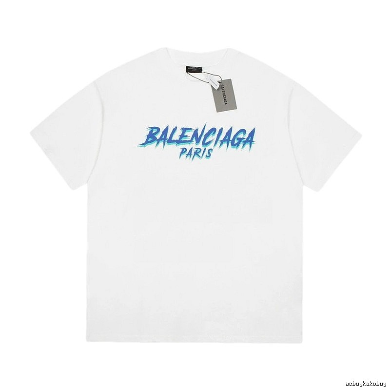 Balenciaga Graffiti Street Style White T-Shirt