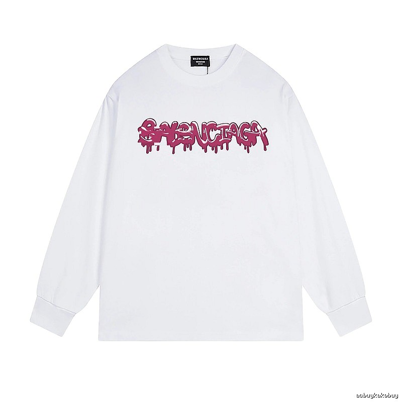 Balenciaga graffiti-style white T-shirt