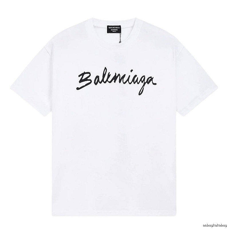 Balenciaga letter simple white T-shirt