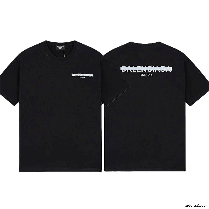 Balenciaga LOGO Printed Street Style Black T-shirt