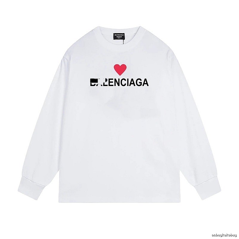 Balenciaga's simple white T-shirt with a heart design.
