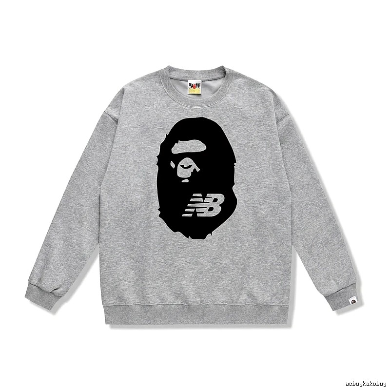 Bape Ape Head Grey Sweatshirt
